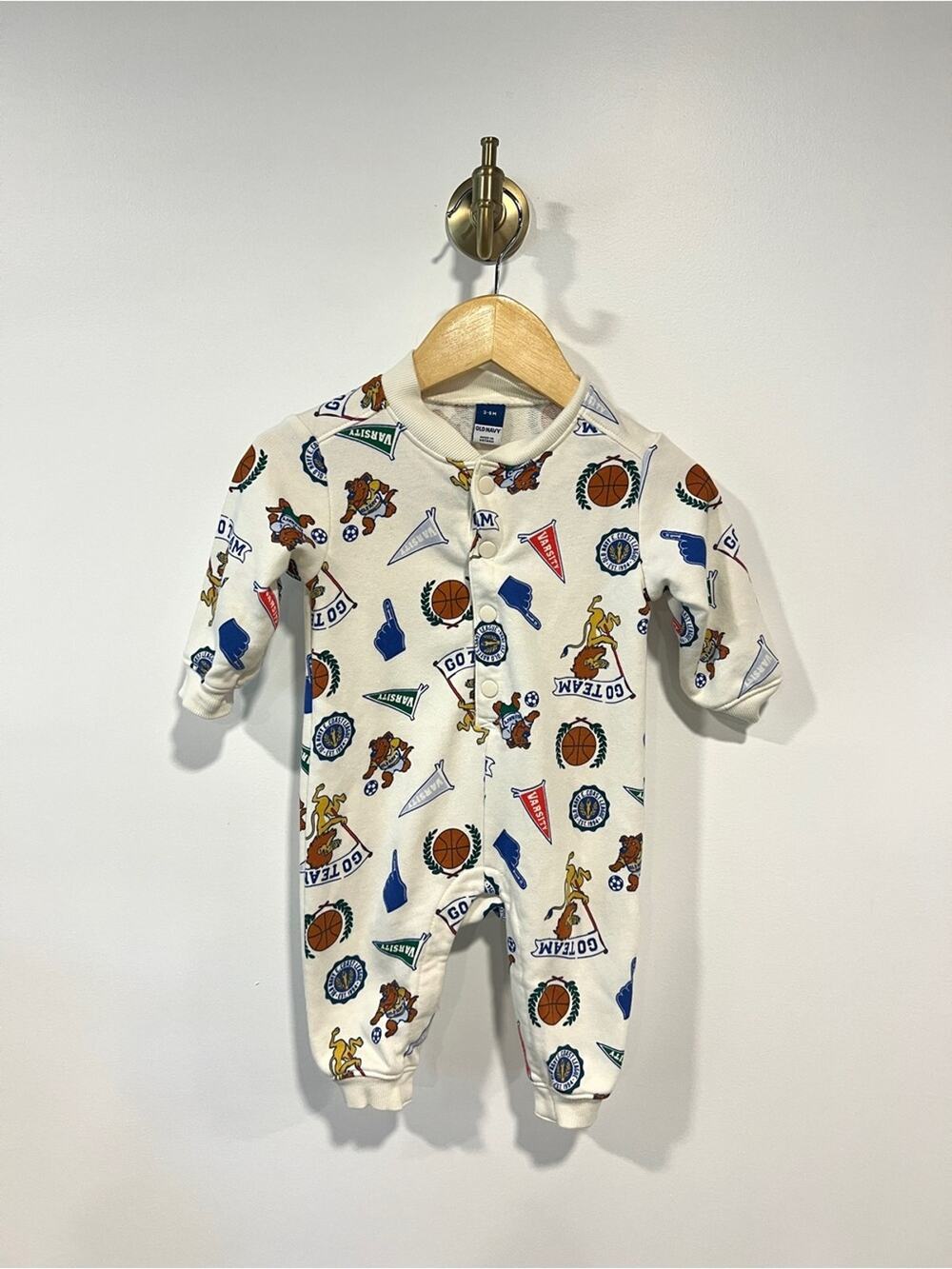 Old Navy Baby Basketball Sports One Piece Romper Outfit
